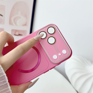 Funda Magnética para iPhone 18 17 16 15 14 13 Pro Max, con Acabado Mate y Sensación de Piel, Ventana Grande - Product Image 5