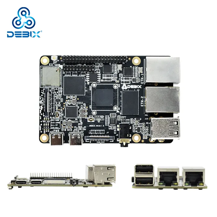 DEBIX Ubuntu Win10 IOT ddr4 motherboard server combo kit Industrial arm single motherboard bundle cpu with cpu and ram iMX 93