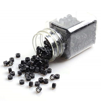 Perles Nano en Silicone en Gros pour Extensions de Cheveux, Outils d'Extension Capillaire, 1000 Perles Micro-Liens Nano en Cuivre