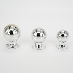 Circular Modern <b>Single</b>-Hole Plastic Drawer Handle for Kitchen Cabinets with Easy Installation - Product Image 1