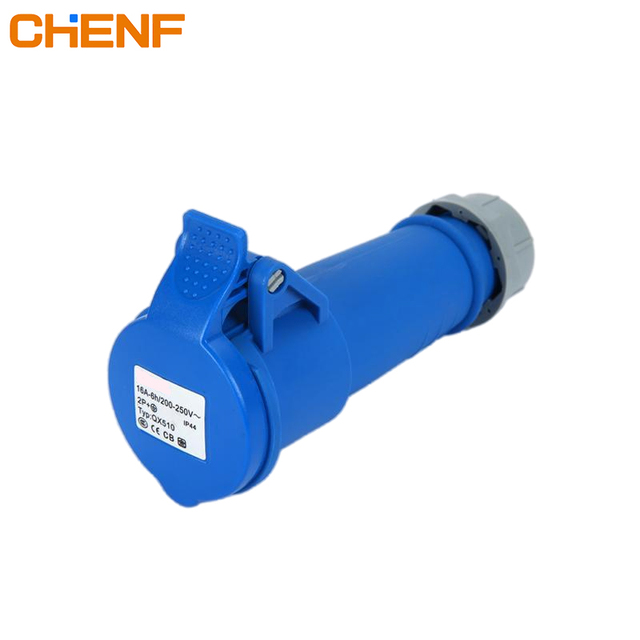 CHENF Industrial Plug Adapter New Energy Connector Waterproof IP44 5P16A 400V High Voltage Power Cable National Standard Copper
