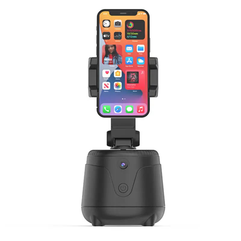 Smart Face Shooting Tripod 360 Object Tracking Cell Mobile Phone Holder Ai Auto Rotation Phone Holders For Live Broadcast