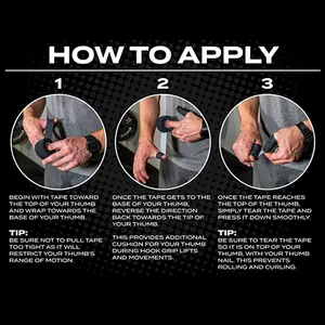 Cinta Protectora para <span class=keywords><strong>Dedos</strong></span> para Otros Deportes, EAB, <span class=keywords><strong>Vendaje</strong></span> Elástico Adhesivo de Algodón de 5 cm, Cinta Deportiva para <span class=keywords><strong>Bjj</strong></span> - Product Image 5