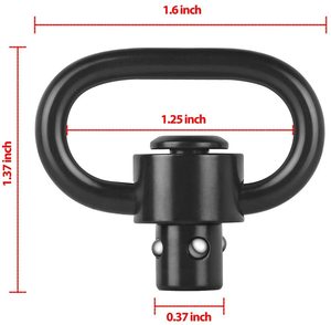 Săn bắn ngoài trời phụ kiện chiến thuật QD nhanh chóng tách phát hành vòng lặp nặng push button 1.25 "inch QD Sling núi - Product Image 2