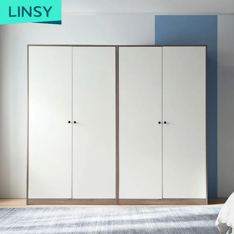 Nordic children's wardrobe modern minimalist small apartment furniture bedroom storage cabinet small wardrobe