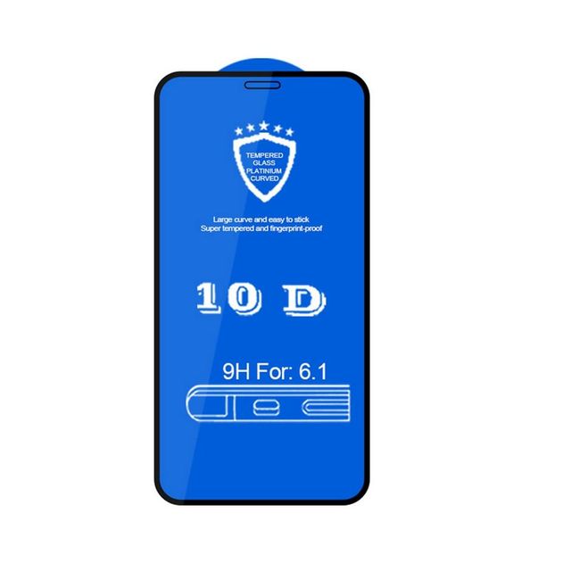 10D Ultra-Thin 9H Tempered Glass Screen Protector with 99% Clear Anti-Scratch Full Cover for 12/12 Pro/12 Pro Max