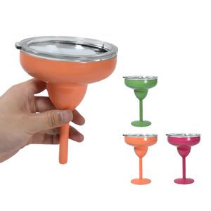 Vasos de cóctel de acero inoxidable de doble pared personalizados M para playa, piscina, vacaciones, Margarita de vacío de Metal aislada para fiesta - Product Image 1