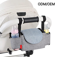 Panier de rangement suspendu pour poussette, sac à couches imperméable pour maman, accessoires de poussette en gros