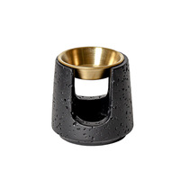 Brûleur d'encens créatif en ciment couleur unie écologique, diffuseur d'arômes d'huiles essentielles chinoises aromatiques au bois de santal, décoration d'intérieur