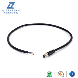 Không thấm nước M8 dây 5-Core hàng không cắm cáp chiều dài 20cm IP67/IP68 ren kết nối - Product Image 2