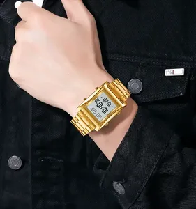 Correa de Reloj de Acero Inoxidable para Hombre, Relojes Digitales Sumergibles 30m, Relojes para Hombre Skmei 1812 - Product Image 6