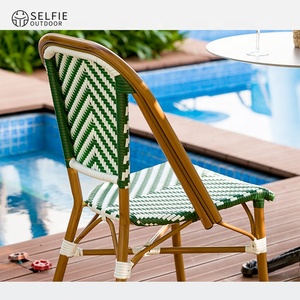 ชุดรับประทานอาหารกลางแจ้งดีไซน์ทันสมัยหวายพับได้สำหรับระเบียงวิลล่าและลานภายใน - Product Image 1