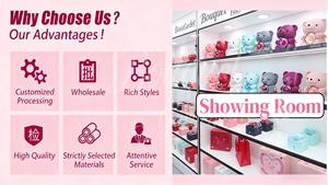 Boîte Cadeau Rose Saint-Valentin/Noël 2026 – Cœur en Velours avec Fleurs <span class=keywords><strong>Éternelle</strong></span>s – Fournisseur Direct Usine - Product Image 6