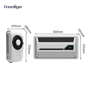 แอร์รถบรรทุก 12v 24v 12 โวลต์ เครื่องปรับอากาศในห้องโดยสารรถบรรทุก แอร์รถบรรทุกแบบกึ่งแอร์ ยูนิต APU แอร์รถยนต์ 12v - Product Image 6