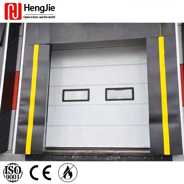 Wholesale Lifting Vertical Automatic Warehouse Electric Fast Lift Metal Gate Steel Overhead Sliding Sectional Industrial Door