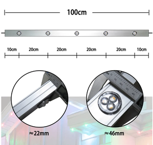 Aoying Point <span class=keywords><strong>Led</strong></span> Pixel Luz Ao Ar Livre de Alta Qualidade DC12V 30mm UCS2904 Módulo RGBW Pixel <span class=keywords><strong>Led</strong></span> Luzes Gemstone Permanent <span class=keywords><strong>Lights</strong></span> - Product Image 5