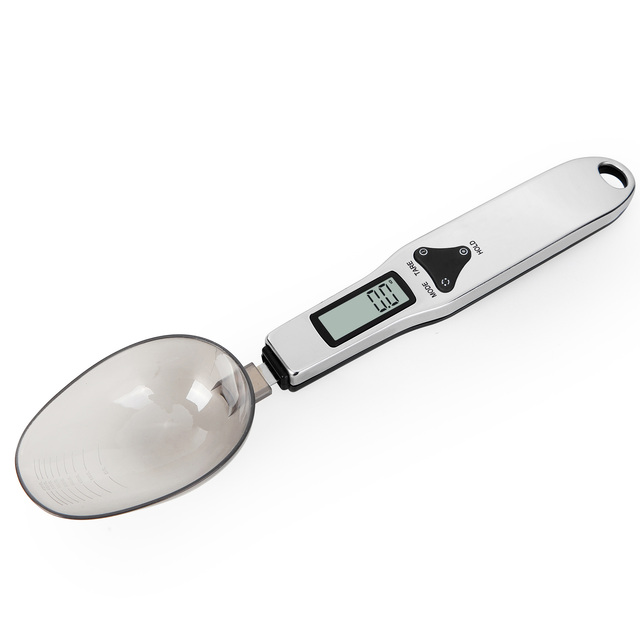 Food Grade 500g Electronic Spoon Scales with 0.1g Precision Kitchen Weighing Tool with LCD Display
