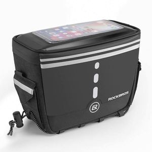 Sacoche de guidon étanche ROCKBROS pour vélo et moto, avec pochette pour téléphone à écran tactile, certifiée BSCI - Product Image 6