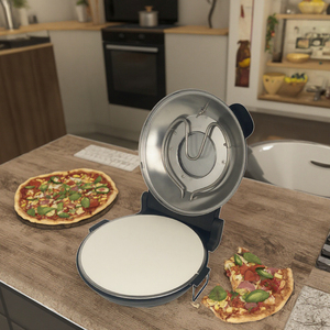 <span class=keywords><strong>Horno</strong></span> Eléctrico para Pizza Italiano de 1200W <span class=keywords><strong>con</strong></span> Parrilla para Barbacoa <span class=keywords><strong>y</strong></span> Bandeja de Piedra Especial para Hornear Pizza - Product Image 5