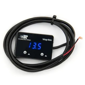 Mini LED Display Digital Voltmeter Monitor Panel Volt Voltage Meter Tester 12V For Car Motorcycle Blue Red