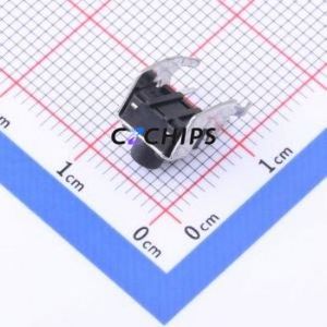 TC-6615-6.5-160G Tactile Switch Bent Lead Through Hole-4P,6x6mm Single Pole Single Throw Round Button 1.6N Right Angle Insert - Product Image 2