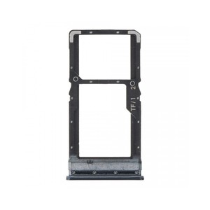 Vassoio porta SIM Dual Cut per Poco X3 Pro, colore nero, ricambio per riparazione telefono - Product Image 1