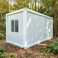 Maison conteneur moderne en acier détachable de 20 pieds, bureau à domicile, logement secondaire, cabane préfabriquée pour jardin