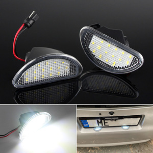 Luz LED para matrícula de Toyota Aygo 81270-0H010, carcasa transparente blanca, tipo empotrado, para uso trasero - Product Image 2