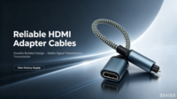 Câble adaptateur HDTV mâle-mâle à fibre optique Toslink, coque en aluminium tressé, convertisseur 1080p