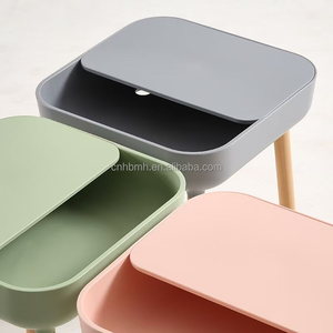 Chêne <span class=keywords><strong>prix</strong></span> d'usine gain de place café nordique jaune canapé d'appoint table avec rangement pour salon - Product Image 2