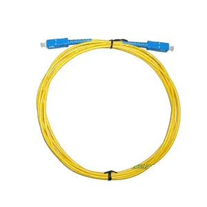De fibra óptica SC/PC monomodo Simplex fibra óptica SC Cable de parche