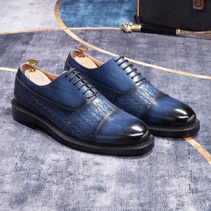 Zapatos de Cuero Formales de Negocios Versátiles, Lujosos y Cómodos, Zapatos de Cuero Retro Versátiles, Zapatos de Boda de Alta Calidad - Product Image 4