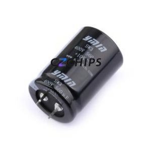 ตัวเก็บประจุอิเล็กโทรไลต์อะลูมิเนียมแบบ Snap-in รุ่น SW32G561MNNXS06S2 ชนิด Through-hole (THT) ขนาด D30xL45 มม. 560uF 20% 400V - Product Image 1
