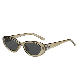 Lunettes de soleil ovales vintage pour femmes lunettes de soleil rétro pour femmes mode nouvelle marque de luxe tendance UV400 lunettes de soleil pour dames