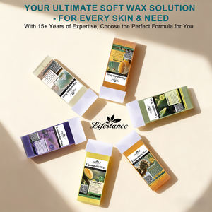 Cartouche de cire à épiler à bille 21 saveurs pour le visage, le maillot et l'épilation intime du corps, des bras et des jambes, parfum noix de coco et aloès, pour usage en salon, OEM - Product Image 2