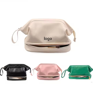 <span class=keywords><strong>Borsa</strong></span> <span class=keywords><strong>per</strong></span> il Trucco Personalizzata in Pelle a Doppio Strato, Grande Organizer <span class=keywords><strong>per</strong></span> Cosmetici, <span class=keywords><strong>Borsa</strong></span> da Viaggio <span class=keywords><strong>per</strong></span> Accessori e Articoli da Toeletta <span class=keywords><strong>per</strong></span> Donne, Produttore - Product Image 1