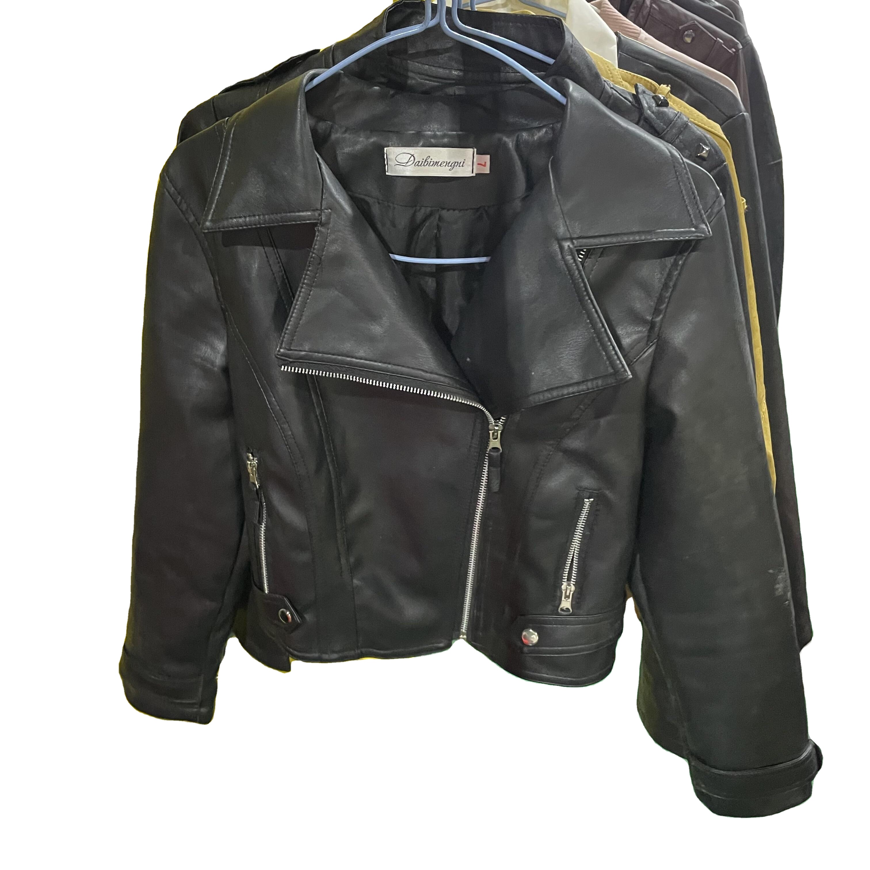 Heavy Leather Motorcycle Jacket Vintage Heavy Open Road Leather