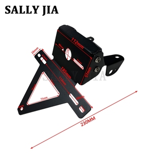 Support de plaque d'immatriculation court modifié en acier inoxydable avec éclairage LED, adapté aux <span class=keywords><strong>KTM</strong></span> <span class=keywords><strong>790ADV</strong></span> et 890ADV - Product Image 4