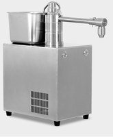 Machine à crème fouettée automatique commerciale, pompe à moteur en acier inoxydable, haute vitesse, 220V/110V, pour café