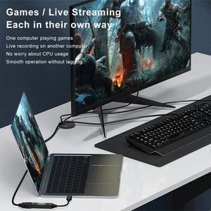 Dispositivo de Captura de Video USB de Aleación de Aluminio, Transmisión en Vivo de Juegos 1080P Sin Retraso, Alimentación CA, OBS, Grabación de Juegos PS4 PS5 - Product Image 2