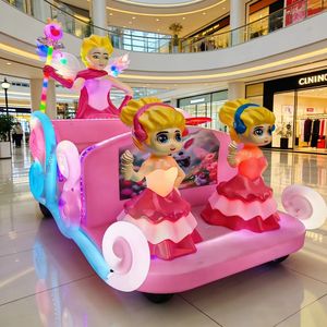 Auto Giocattolo a Batteria per Bambini, Modello Principessa, per Uso Interno/Esterno, Sotto i 5 Anni, 24V, in Plastica Rinforzata con Fibra di Vetro - Product Image 6