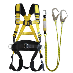 Harnais complet en polyester et ceinture de sécurité certifiés ANSI pour le travail en hauteur pour <span class=keywords><strong>la</strong></span> construction et l'escalade de tours - Product Image 2