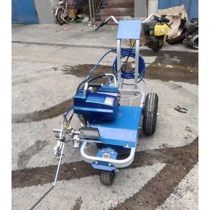 Machine de marquage routier à double roue en plastique, machine de marquage routier, machine de <span class=keywords><strong>peinture</strong></span> par pulvérisation, machine de marquage de lignes de <span class=keywords><strong>peinture</strong></span> 6hp - Product Image 1