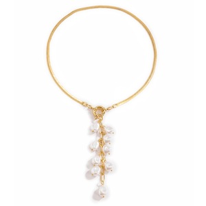 Collier de perles irrégulières à la mode, forme goutte d'eau, pour femme, à porter au quotidien, chaîne dorée, pendentif, bijoux, origine Yiwu - Product Image 5