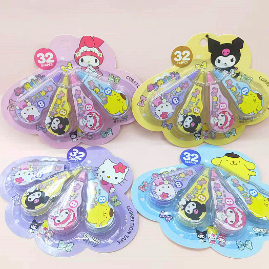 ZG-Melody Sanrio окружающий мультфильм милый мини мультяшный коррекция с маленькими измененными с вертикальным поясом