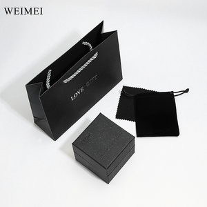 Custom Logo Luxury Lid and Base Jewelry Gift <b>Box</b> with Premium Rigid Cardboard for Ring, Necklace, <b>Earring</b> and Bracelet - Product Image 5