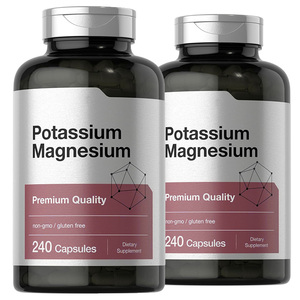 Complément en capsules à haute teneur en magnésium, calcium, zinc, potassium et oligo-éléments, très vendu par les fabricants d'équipement d'origine (OEM) / Suppléments naturels et biologiques - Product Image 1