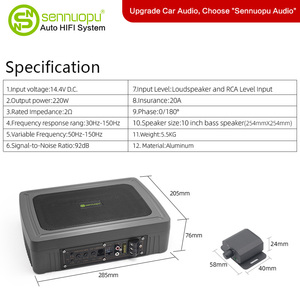 Amplificateur de puissance pour caisson de basses de voiture Sennuopu OEM |   Haut-parleur de basses amélioré pour véhicules - Product Image 5