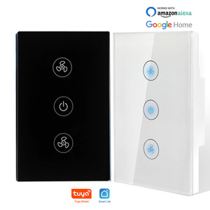 LEDEAST FS03B EE. UU. Interruptor de ventilador de control inteligente <span class=keywords><strong>Wifi</strong></span> táctil estándar compatible con Alexa Google Home - Product Image 2