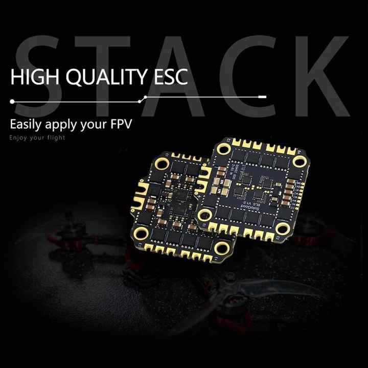 Sologood F722 FPV Flight Controller Stack - 60A 4in1 ESC